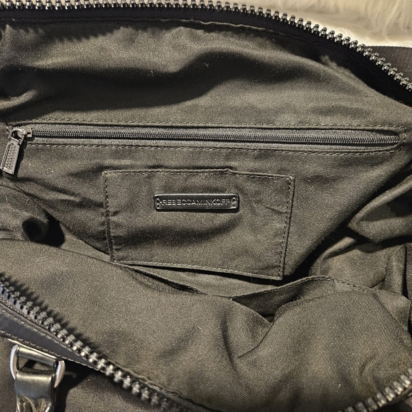 Rebecca Minkoff Weekender Black Nylon Tote Bag - Picture 8 of 11